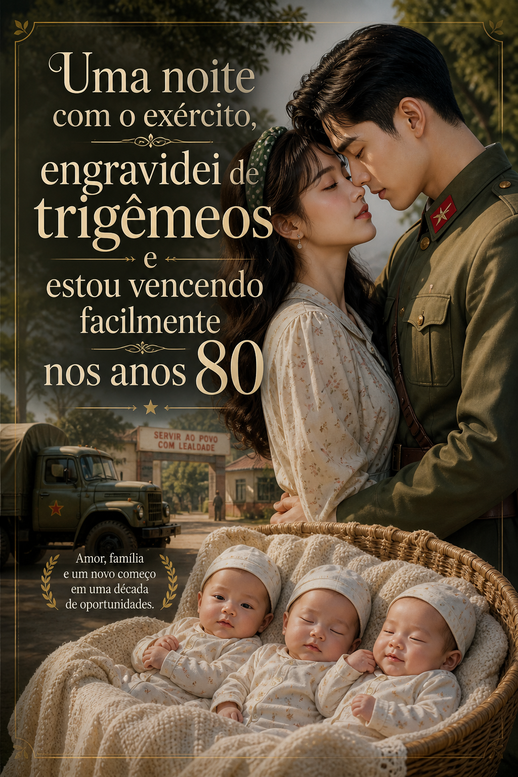 Uma noite com o exército, engravidei de trigêmeos e estou vencendo facilmente nos anos 80